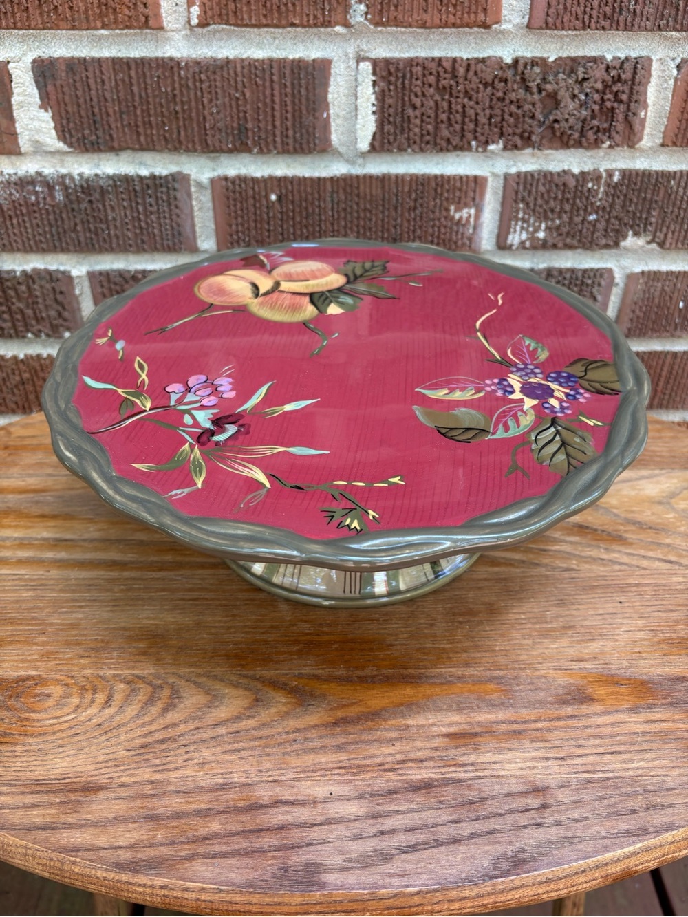 Tracy Porter Octavia Hill Collection Garden Cake Stand Dream Delicious